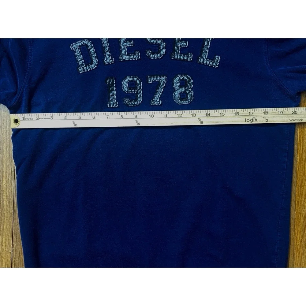 Diesel Womens Diesel Crewneck Sweatshirt Size XL Navy 1978 Comfort Streetwear - Picture 4 of 6
